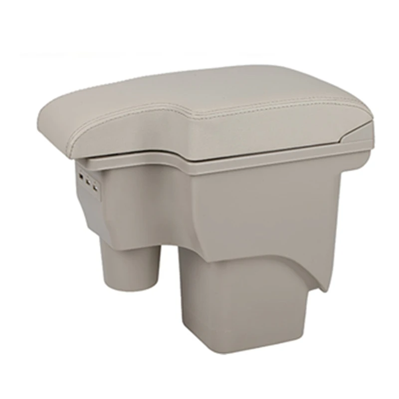 

For Ford Focus 2 Armrests box with Cup holders leather storage case console interior car-styling accessory