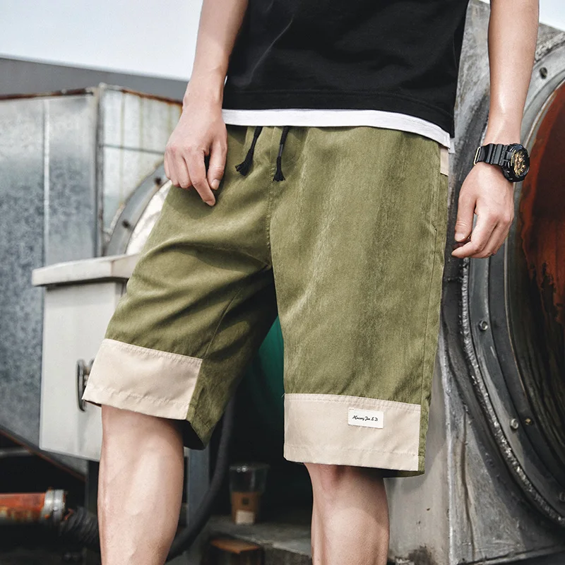 SingleRoad хип-хоп шорты мужские летние уличные бермуды с эластичной талией до колена Джоггеры мужские модные мужские шорты кэжуал