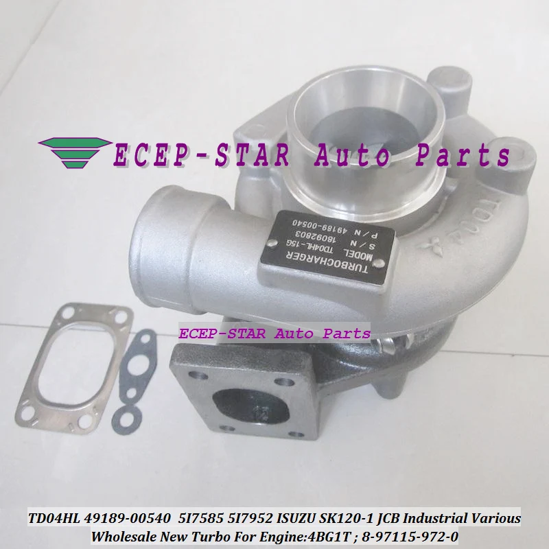 Turbo TD04HL 49189-00540 8971159720 5I7585 5I7952  For ISUZU SK120 SK120-1 JCB Industrial Various Construction 4BG1T (5)