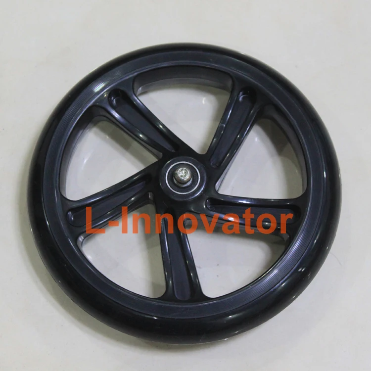 200MM Scooter PU Wheel No Air Tire 8 Inch Kid Kickscooter Wheel Scooter Replacement With