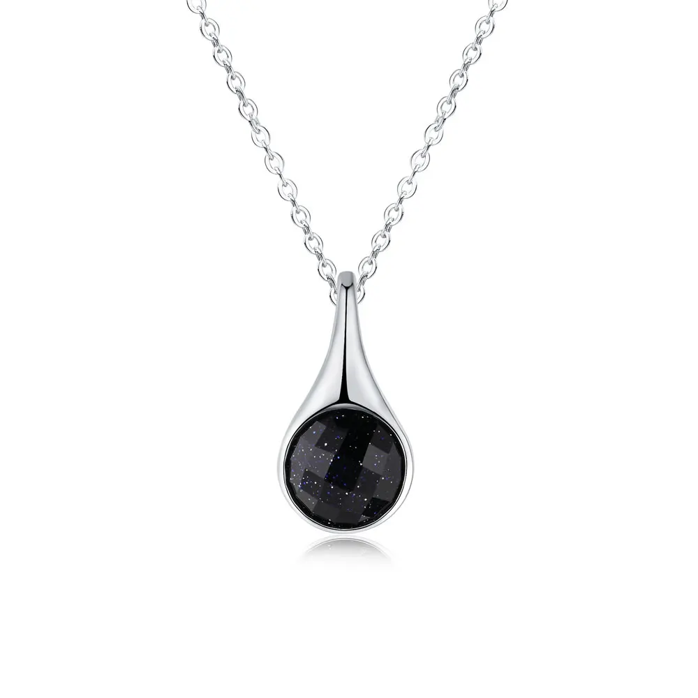 

RADHORSE Pendant 925 Sterling Silver Fine Jewelry Black Zircon Water Drop Modeling Fine Craftsmanship S925 Silver Pendants