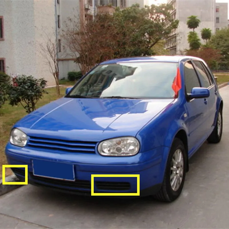Пара белый светодиод Габаритные огни DRL для Volkswagen Гольф 4 1998-2004