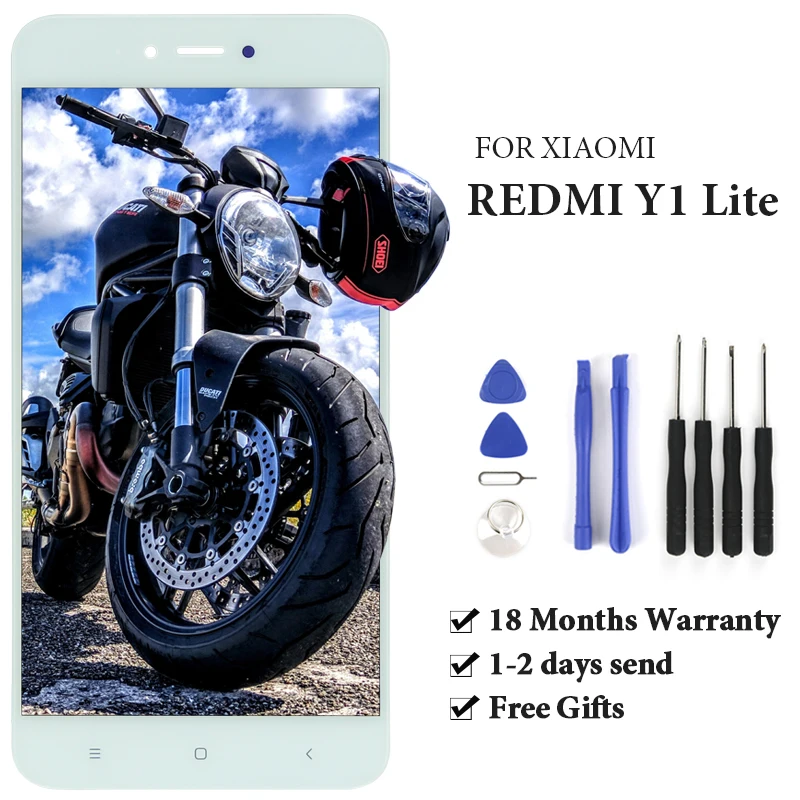 

For Xiaomi Redmi Y1 Lite LCD Display With Frame Phone Replacement Spare Part For Redmi Note 5A Standard Version LCD Touch Screen