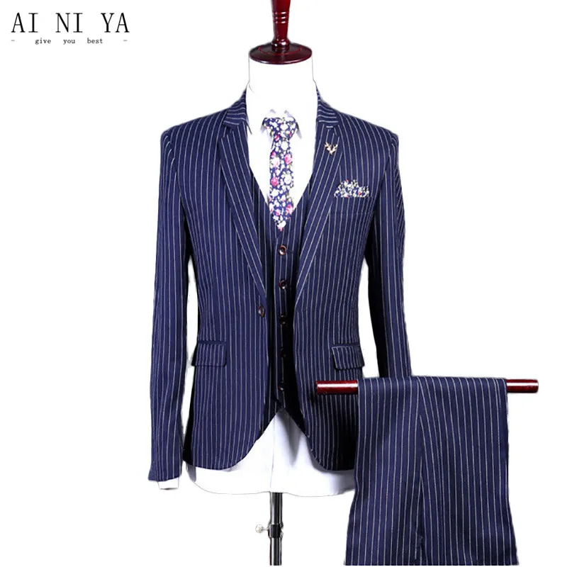 AIMENWANT-2017-navy-a-righe-mens-3-pezzo-abiti-uk-sposa-sposo-slim-vestito-su-misura