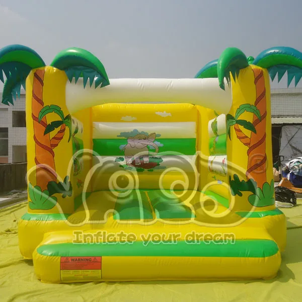 Children jungle inflatable trampoline bounce house jumping bouncer moonwalk bouncy castle