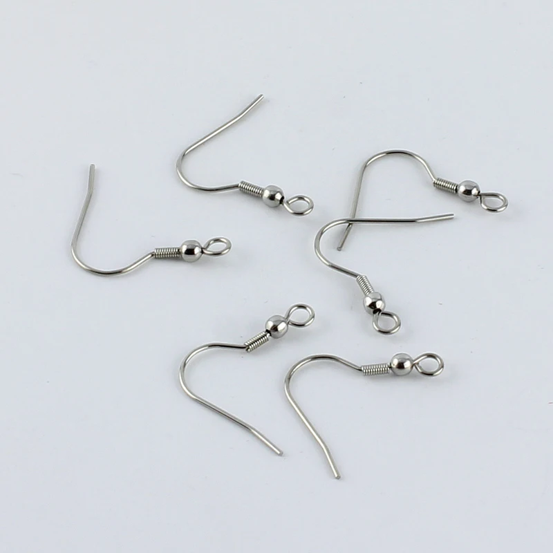 Non allergical Fashion Jewelry Stainless Steel Metal Earring Hooks Free