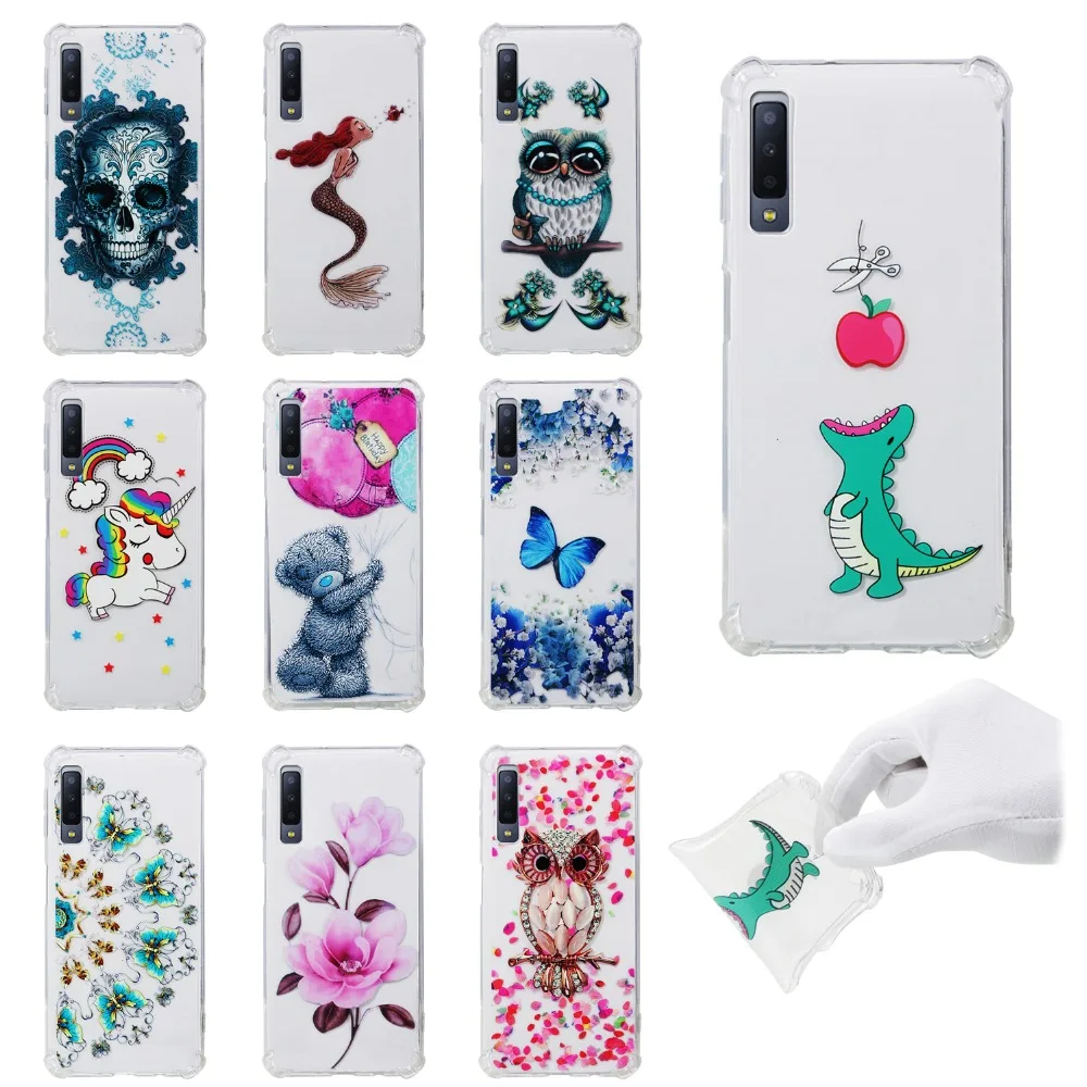 

For Samsung Galaxy S8 S9 Plus S6 S7 Edge A7 2018 A5 A3 2016 Note 8 J4 J6 plus A8 Plus 2018 Anti-fall Ultra thin Cover Case