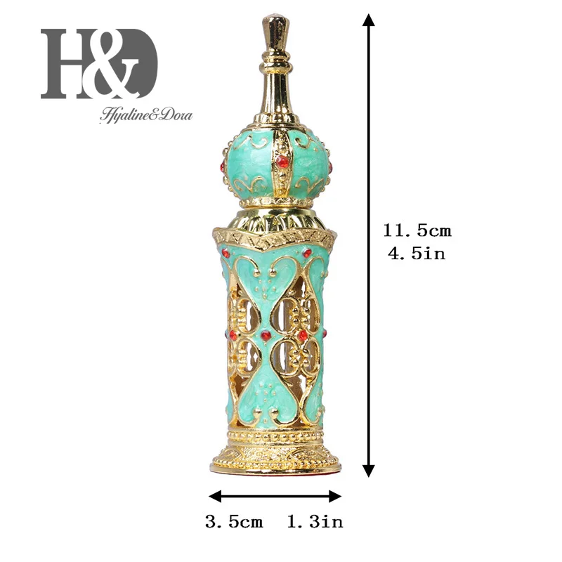 H& D Ретро арабский дворец стекло флакон духов античный цветок эфирное масло косметический контейнер домашний/Свадебный декор 13 мл