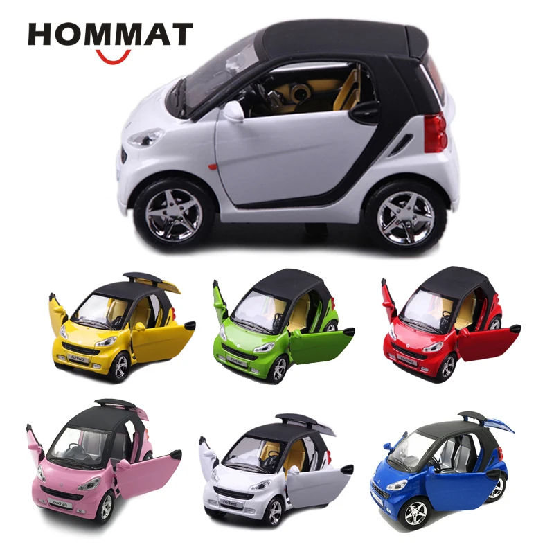 Модель автомобиля HOMMAT 1:24 Smart ForTwo из металлического сплава Игрушечная модель