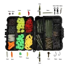 

Hyaena 188pcs/lot Carp Fishing Tackle Set Fishing Swivels Carp Hooks Carp Fishing Lures Carp Fishing Accessories