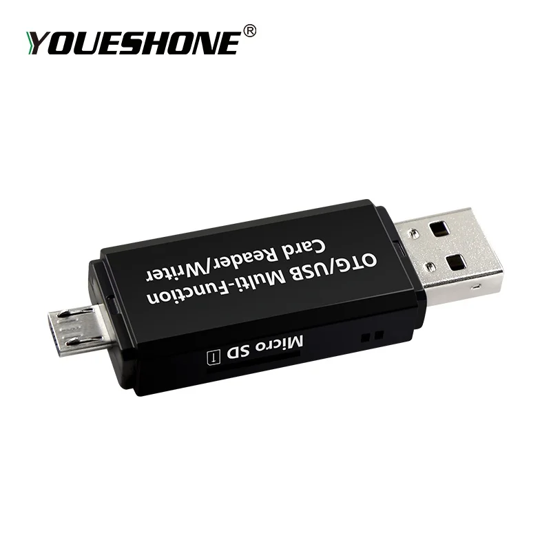 2 In 1 USB OTG Card Reader Flash Drive High-speed USB2.0 Universal OTG TF/SD Card for Android phone Computer Extension Headers