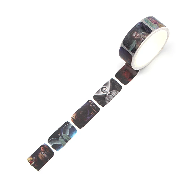 Supernatural character punk DIY gift book Masking washi paper tape Decorative Adhesive Scrapbooking Sticker carft supplies E0651