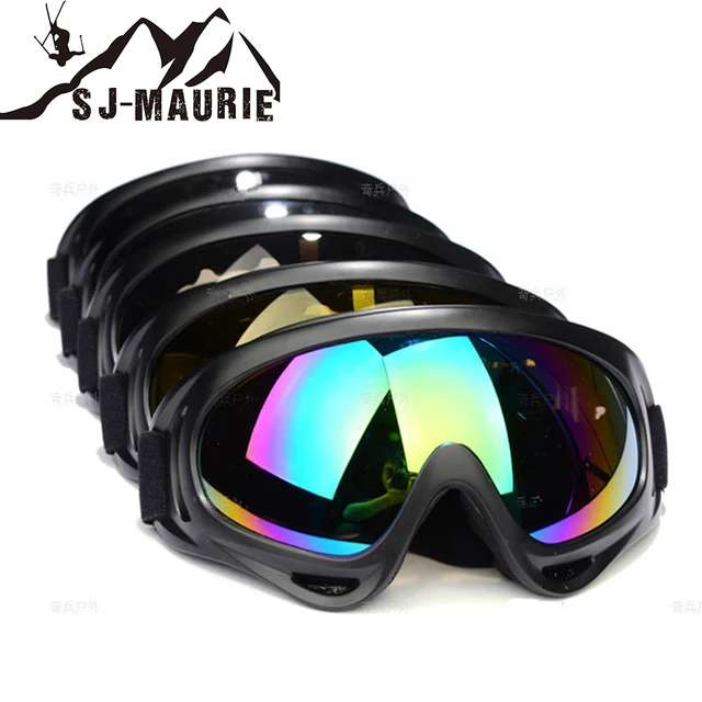 US $11.66 Winter Snowboard Goggles Outdoor Skiing Goggles Mask Snow Eyeglasses Mens Cycling Sunglasses