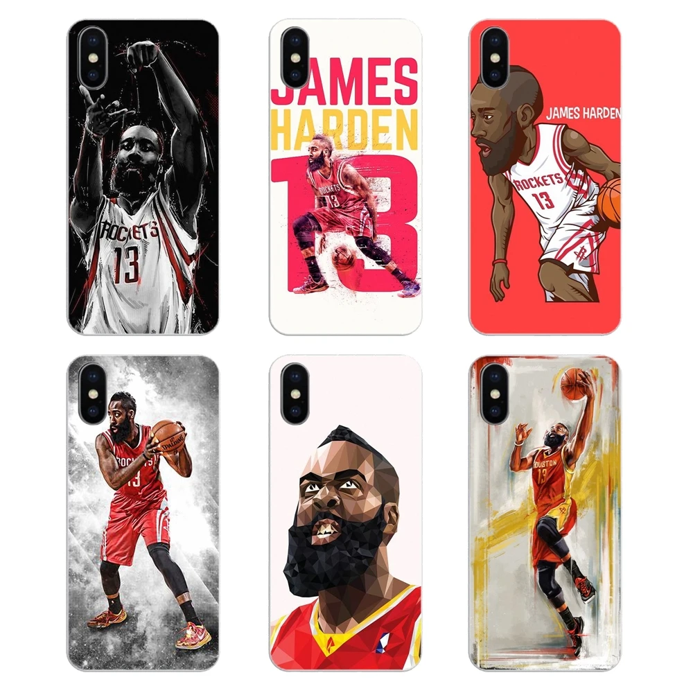 James Harden Houston Star Basketball Player Silicone Phone Cover For Xiaomi Mi A1 A2 5X 6X 8 lite SE Pro Max Mix 2 2S 3 Mi5 Mi5S |