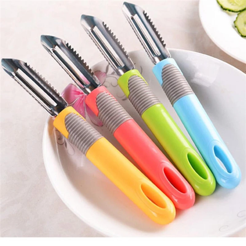 2018 new fashion  Fruit Slices Potatoes Apple Fish Scales Peeling Nife Multifunctional Peeler Eco-Friendly  02