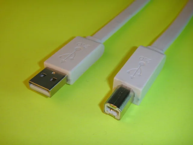 LBSC 3 фута плоский тип USB 2,0 A папа-B папа Кабель для принтера