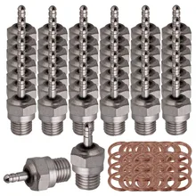 Mxfans 100 x Silver RC1:8 1:10 Spark Glow Plug for HSP N4 15~28 Nitro Engine RC Car