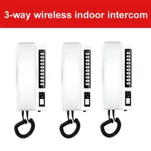 ZHUDELE наивысшего качества 3-способ 2,4 ГГц беспроводной Крытый Домофон/переговорные 1000 м открытой расстояние, 99 телефонов выдвижная