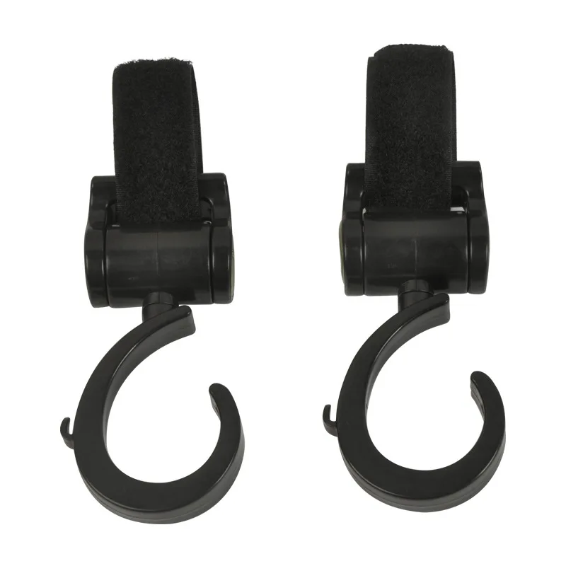 Stroller Hooks 2pcs/Lot Baby Stroller Hook Bag Handle Grab Prams Car Accessories Rotate 360 Bugaboo Stroller Hange Multifunction
