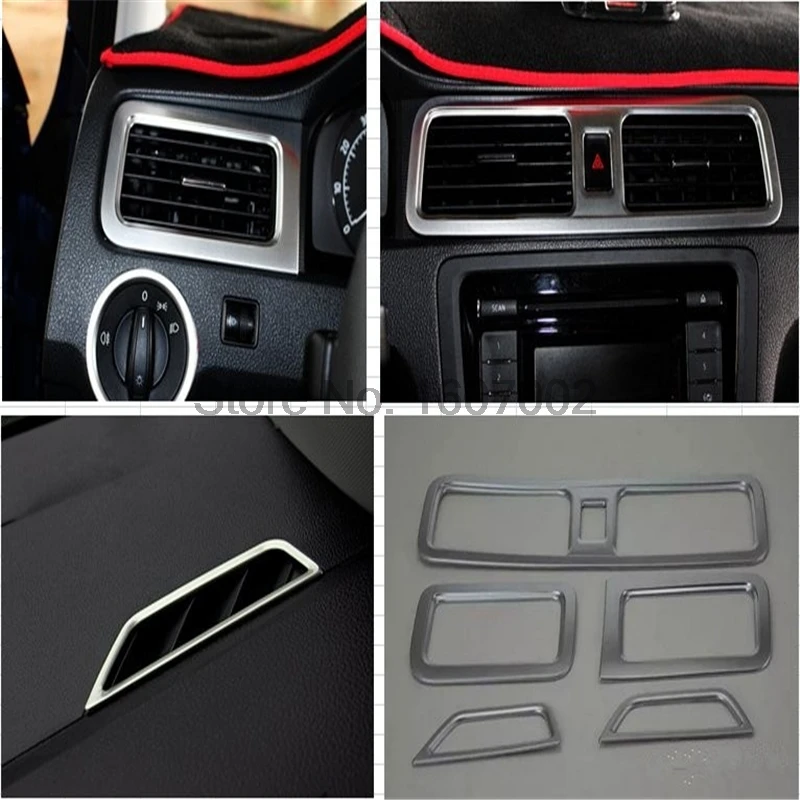 Наклейка на вентиляционное отверстие автомобиля для Skoda Rapid Spaceback 2013 2014 2015 2016|interior