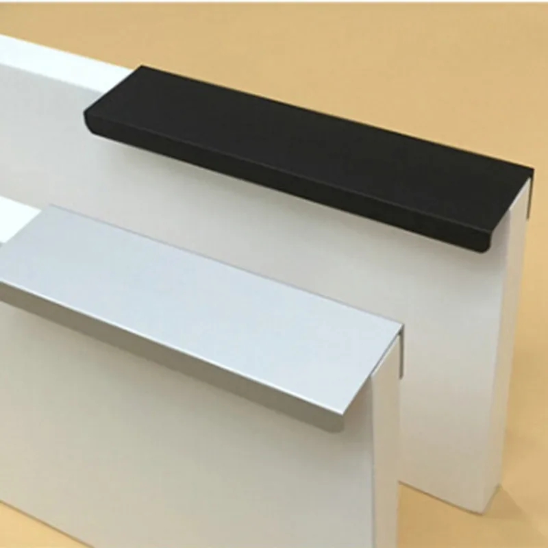 

knobs Bedroom Closet Dresser Kitchen Drawer Pulls Aluminum And Modern Minimalist Style Cabinet Furniture door handles