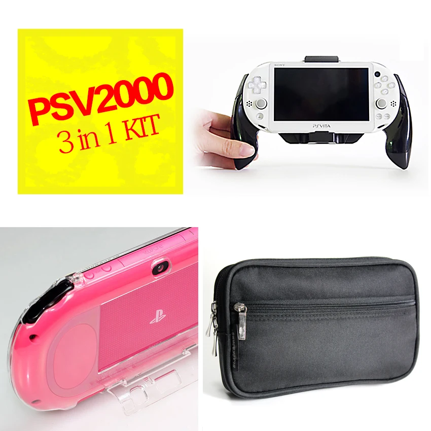 Игровые аксессуары для PS Vita PSV 2000 (чехол путешествий + жесткий чехол из