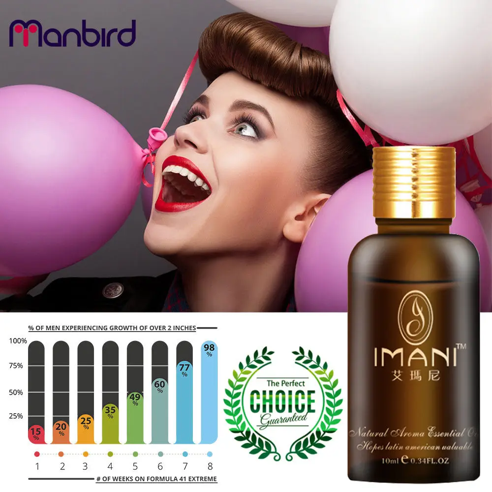 Manbird член крем для увеличения пениса эфирное масло увеличение размера члена