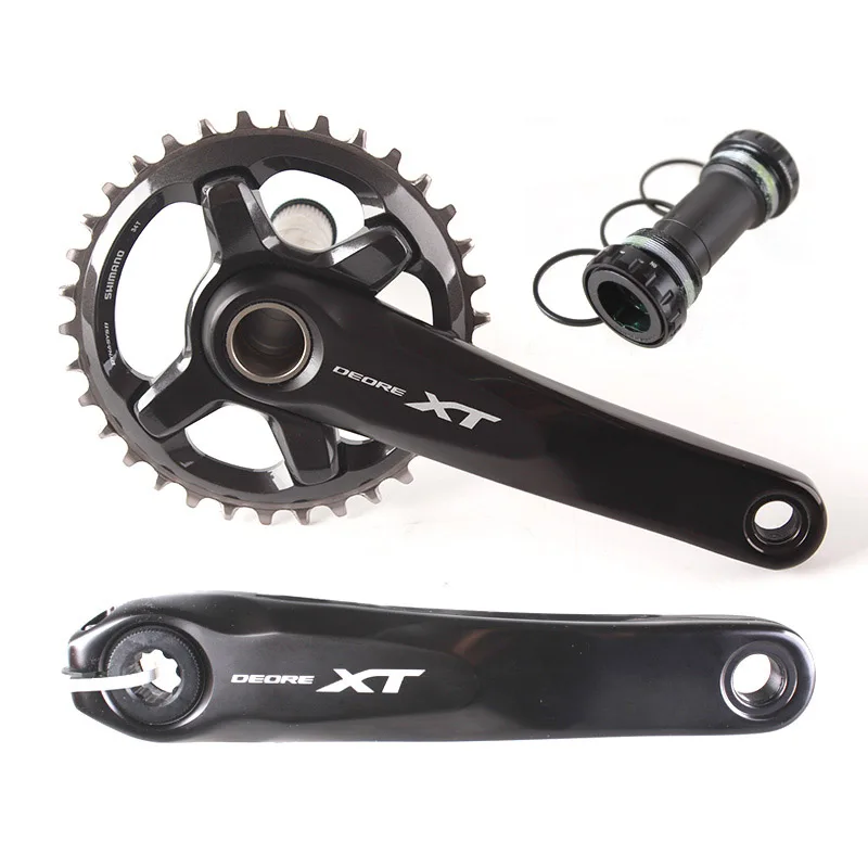 

Shimano XT FC M8000 1x11s Speed MTB Bicycle Crankset Wide & Narrow Chainring 34T 170mm include Central Movement