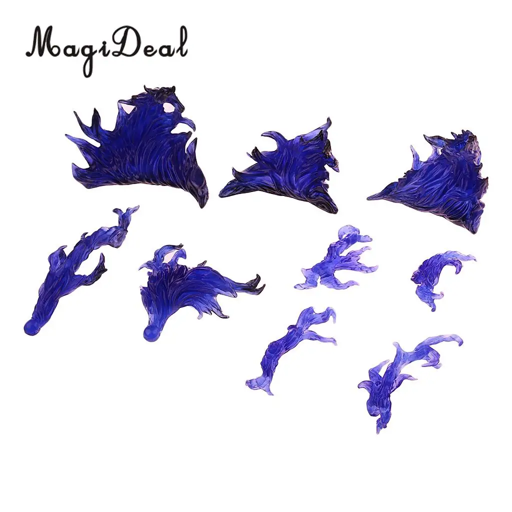 MagiDeal DIY Burning Flame Effect Action Figure Display Stand for Gundam Anime TV Movie Lovers Home Table Ornament Toy