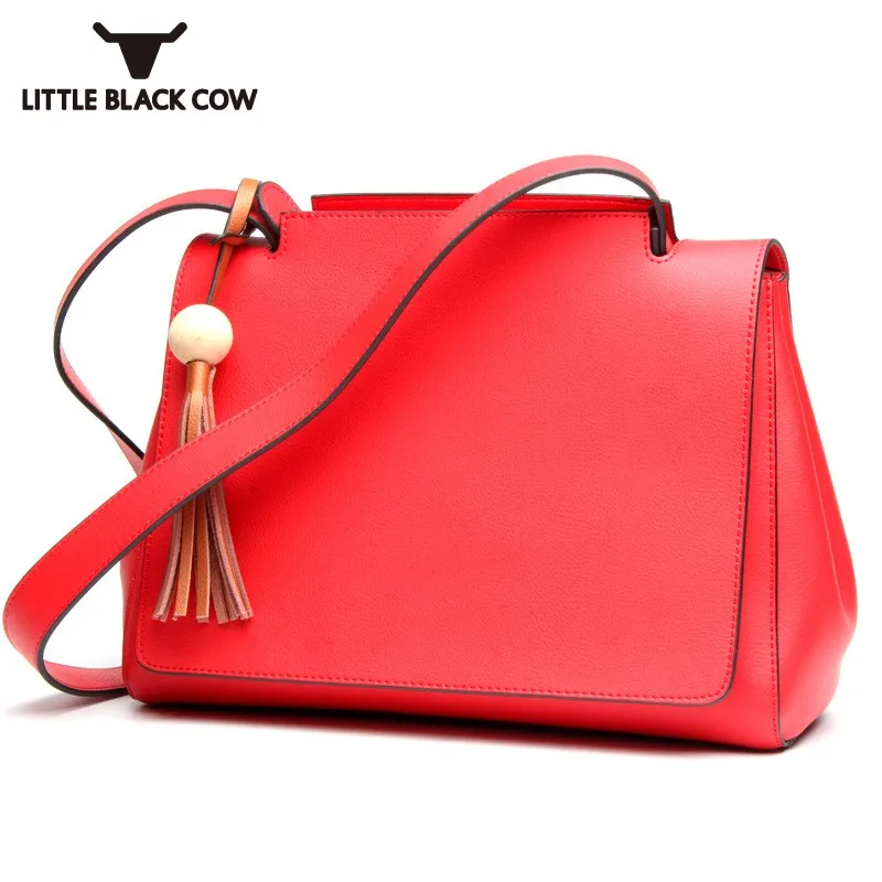 Red Tassel Bags For Women 2019 Black Womens Over-The-Shoulder Bags Big Interior Slot Pocket Luxury Handbags Women Dames Tassen