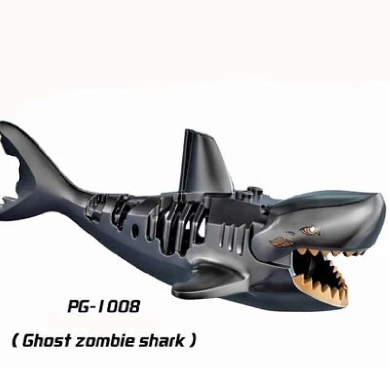 PG1008 Mini Dolls Single Sale Prince of Pirates of the Caribbean series ghost zombie sharks Building