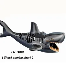 PG1008 Mini Dolls Single Sale Prince of Pirates of the Caribbean series ghost zombie sharks Building