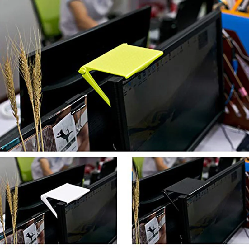 

1pc Office Storage Rack Clip Computer Screen Table Desk Accessories Organizer for Cosmetics Shelf Home Office Organizer