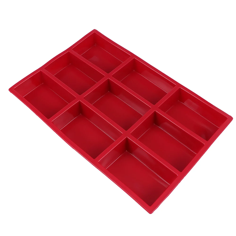 1Pc Silicone Cake Brownie Mould 9 Grid Rectangular Silicone Mold