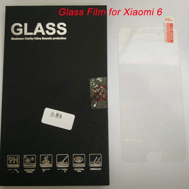 Оригинальная защитная стеклянная пленка для экрана Xiao mi для смартфона Xiao mi 5C/5S Plus/mi 6/mi x 2 - Цвет: Glass Film for Mi 6