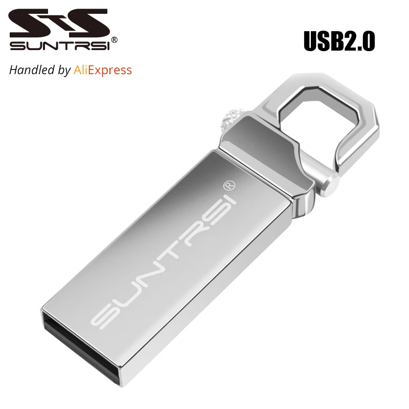 Suntrsi USB Flash Drive 64GB Metal Pendrive High Speed USB Stick 32GB