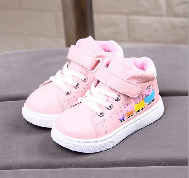 2018 New Winter Rubber Girls Boots Fashion Warm Children Shoes Girls