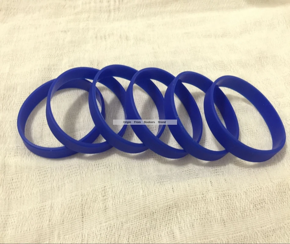 Hot Royal Blue 100% silicone Cheap Hand Bracelet Gift Hand Fashion Royal Blue Rubber Wristband Chains 5pcs/Lot