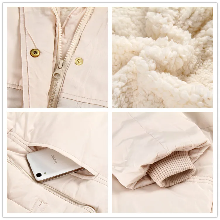 winter thick down jackets white duck feather lamb wool imitation women's down coat outerwear parkas overcoat QY15061702 winter thick down jackets white duck feather lamb wool imitation women's down coat outerwear parkas overcoat QY15061702