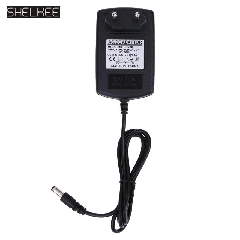 

SHELKEE Free Shipping 17V 1A Power Adapter charger For Bose SoundLink I II III/1 2 3 speaker wall Power Adapter EU plug 17V 1A