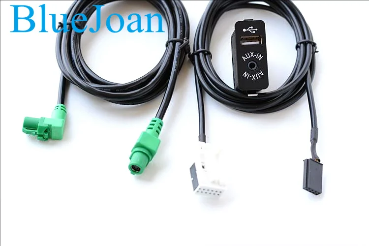 Абсолютно Новый BlueJoan GPS навигационный кабель USB AUX в штепсельной вилке адаптер