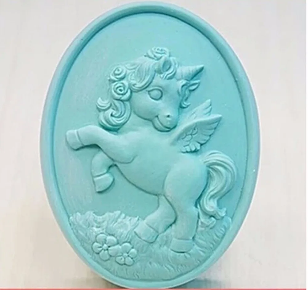 

Unicorn Horse Mould S350 Craft Art Silicone Soap Mold Craft Molds DIY Handmade Candle Molds