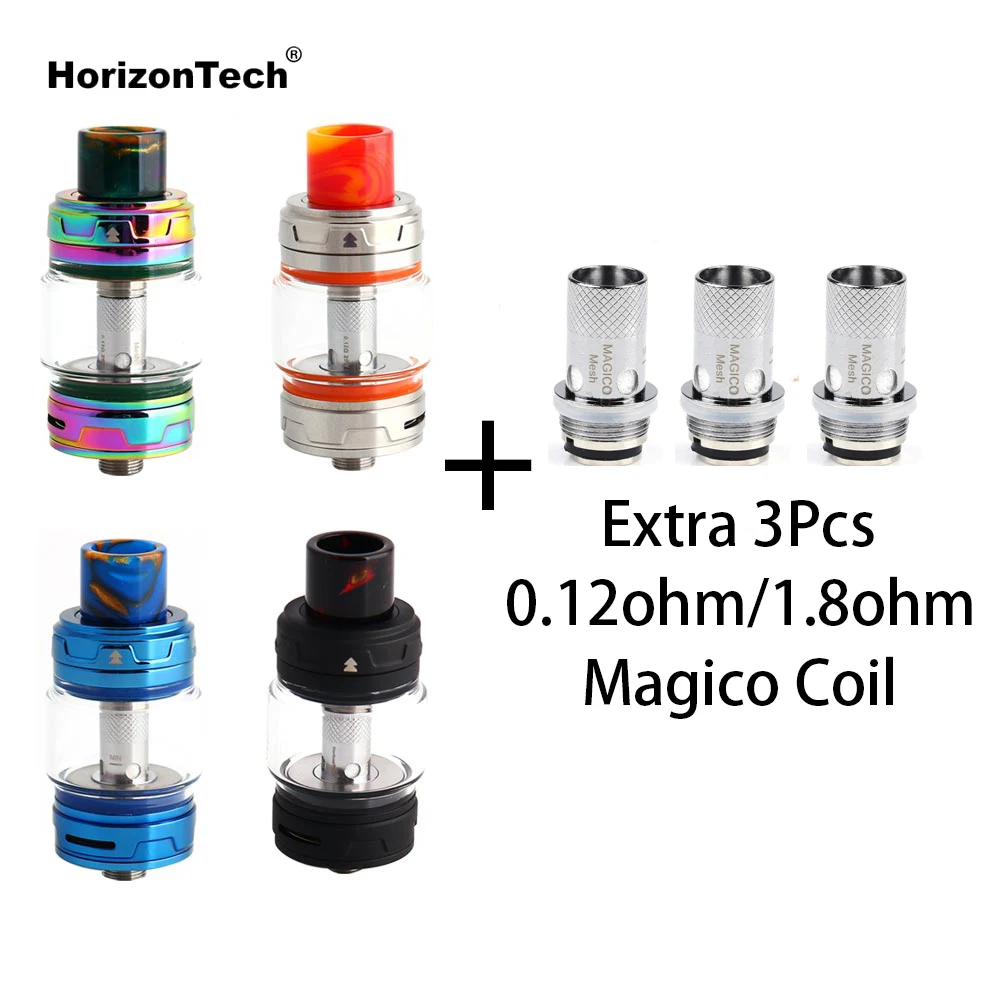 Оригинальный HorizonTech Magico Nic солевой бак Vape с дополнительной 3 шт. сеточная катушка VS
