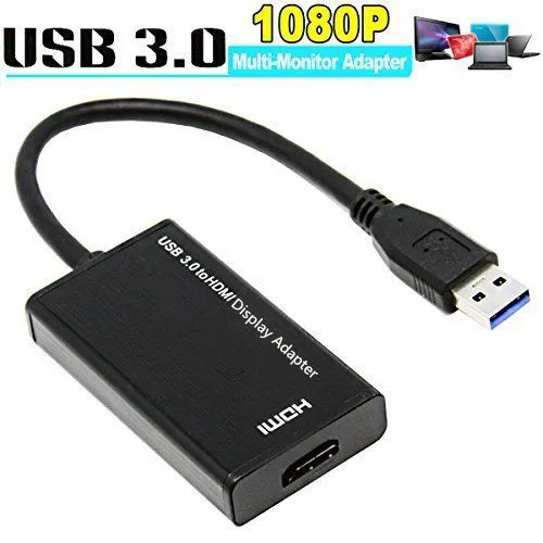 USB 3,0 к HDMI дисплей адаптер внешняя видео карта Multi мониторы HD 1080 p видео выход с аудио AUX in