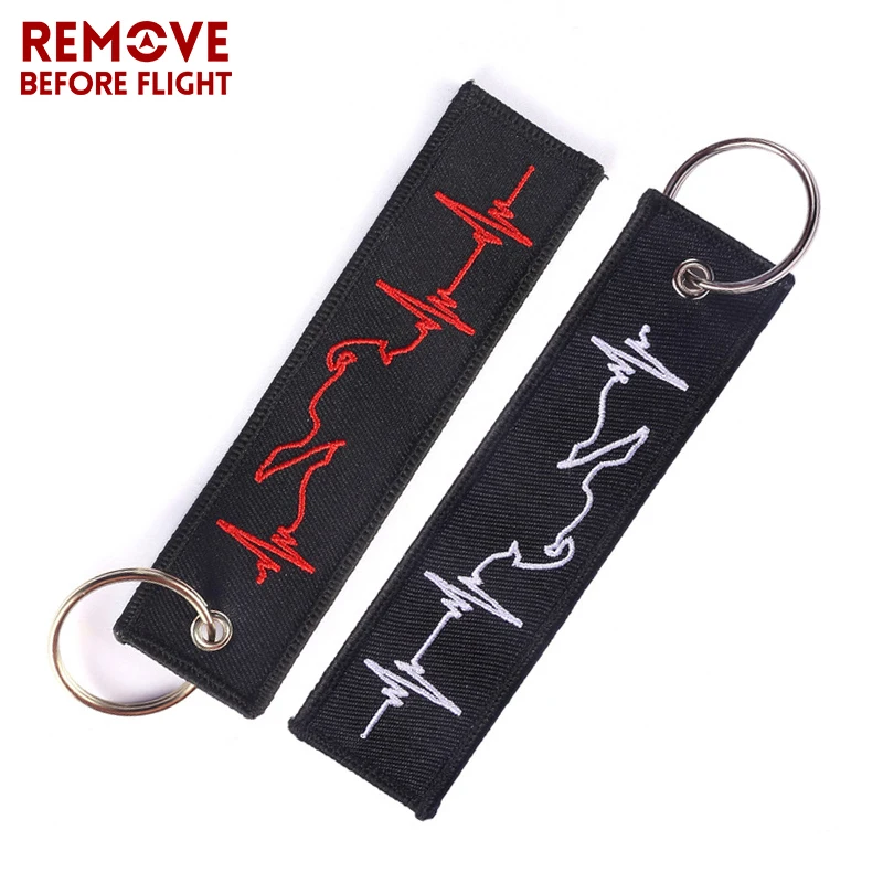 Buy Lover's Keychains Jewelry Fashion Biker Heartbeat