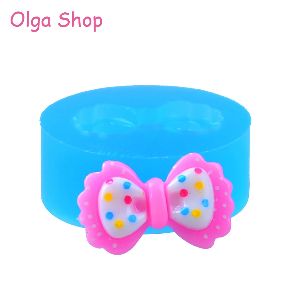 

FYL031 Bow Flexible Silicone Push Mold - Miniature Food, Sweets, Jewelry, Charms (Clay, Fimo, Resins, Gum Paste, Fondant)
