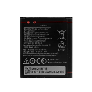 

2019 high capacity 2000mAh BL253 Battery For Lenovo A2010 Bateria A 2010 / BL 253 BL-253 A1000 A1000m A 1000 Mobile Phone