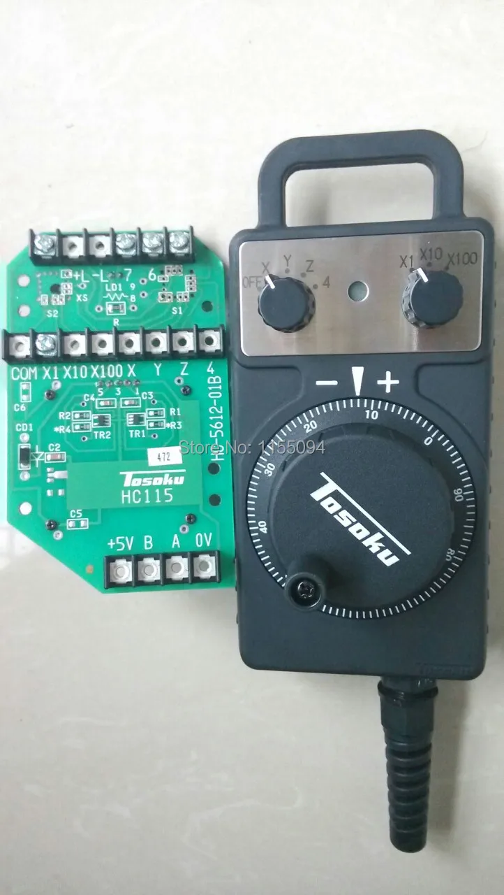 

HC115 MPG HANDY CONTROLLER FANUC CNC 5V 100PPR 4 Axial With cable