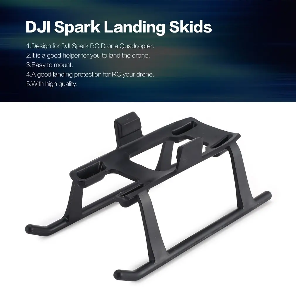 DJI Spark шасси наборы 3 см Высота расширитель ноги для Spark Drone протектор светильник вес быстросъемные ноги защитные части