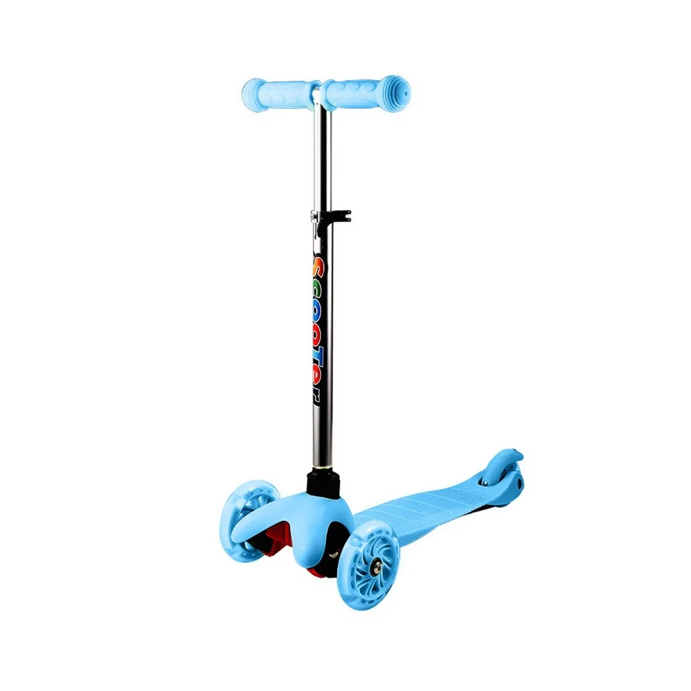 

ANCHEER New Tricycle Kick Scooter Adjustable Height with LED Light Wheel kids Scooter Children's Foot Scooters